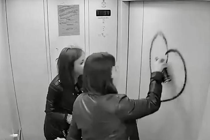 Elevator Cameras – I Know What You Did In The Elevator Embarrassing